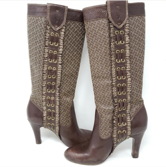 Frye Ava Embroidered Boots size 9 - Picture 3 of 11